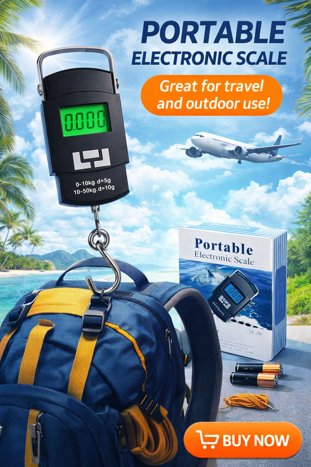 Digital Hanging Weighing Scale,50kg