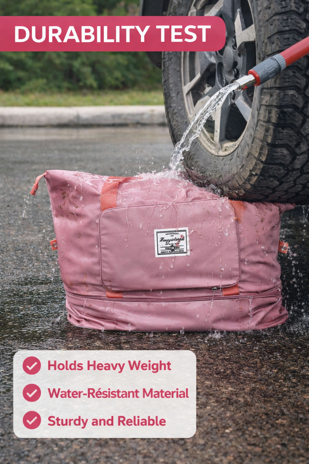 Stylish Foldable Travel Tote Bag(Premium Quality)